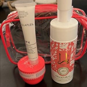 OLAPLEX Hair Care plus face wash by Yara and body cream. Comes in bag!